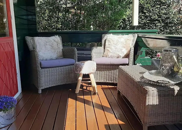 Met Omheinde Tuin Op De Veluwe Dom wakacyjny *